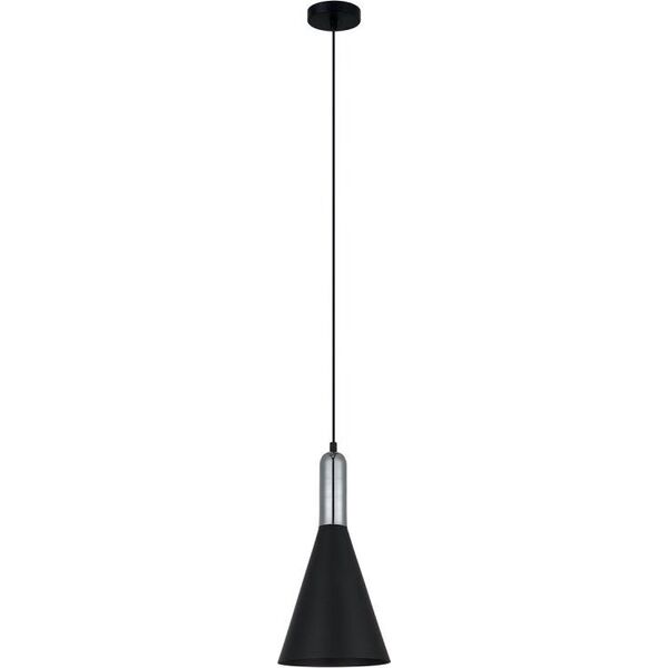 Lampa wisząca Italux Khaleo nowoczesna czarny  (MDM-3030/1 BK+CR) 4107542 5900644331841