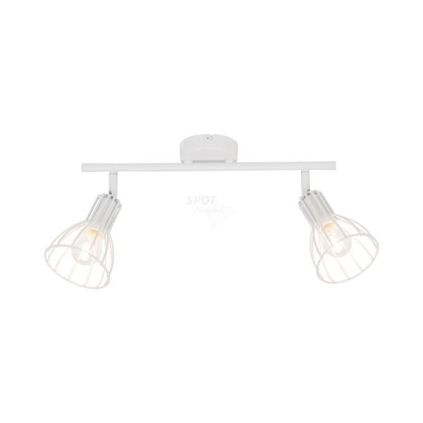 Lampa sufitowa SPOT Light Lampa oprawa Megan 2x60W E14 biała (2743202) 4161953 5901602348932