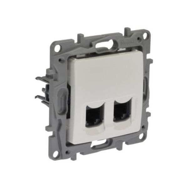 Legrand Gniazdo biały podwójne komputerowe RJ45 kat.6 UTP (664774) 4175875 3414970682765