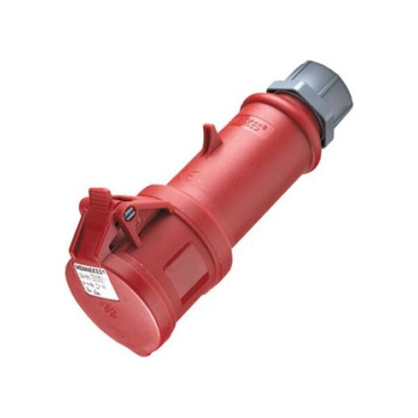 Mennekes Gniazdo przenośne 4P 32A 400V czerwone IP44 ProTOP (GP324) 4177137 4015394190325