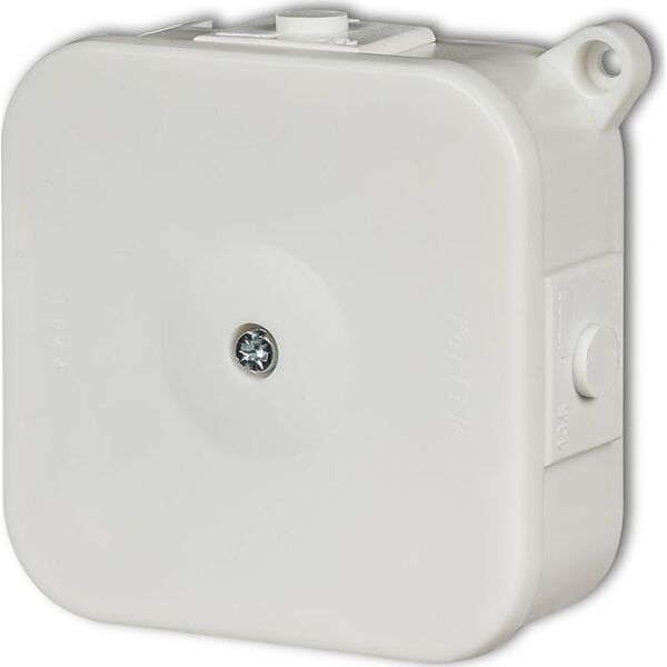 Karlik Puszka instalacyjna hermetyczna bez złączek Karlik 80x80mm białe PHS-2 - PHS-2 4178451 5903292630984
