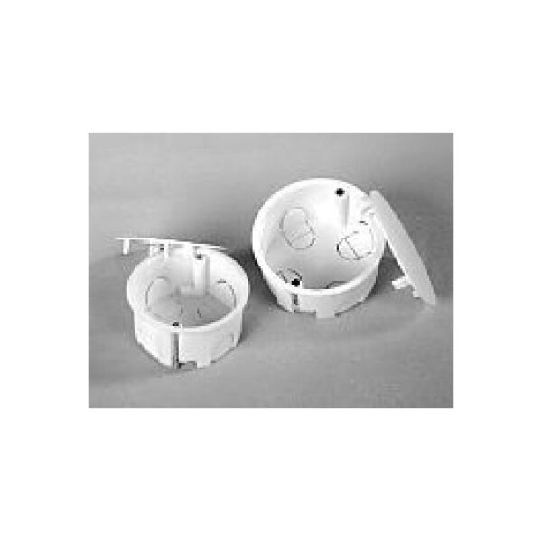 PAKPLAST Puszka podtynkowa POW-80 do ścian gipsowych z zaczepami (POW80Z) 4188424 5908257184359