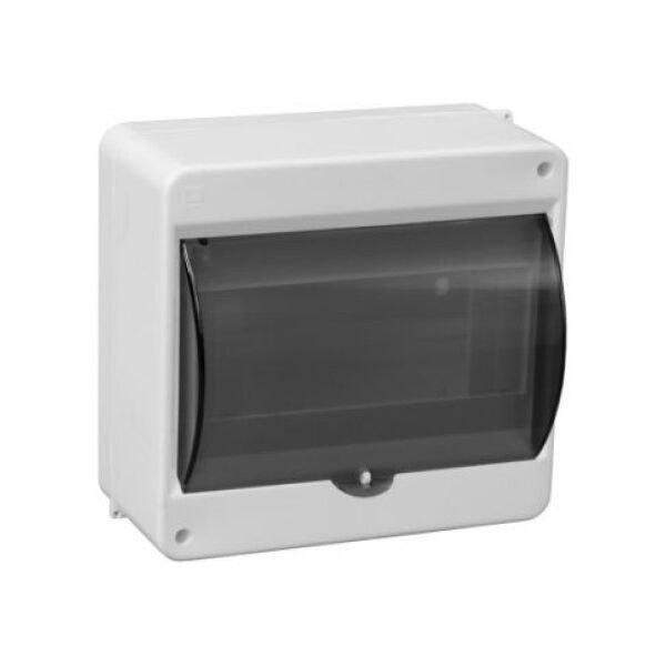 Pawbol Rozdzielnica modułowa 1x8 natynkowa z szybką dymną IP30 S-8 (C.2069) 4193673 5901350807132