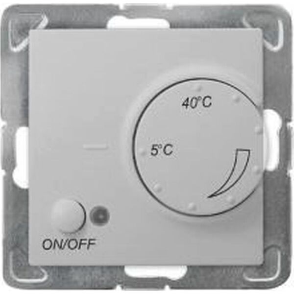 Ospel IMPRESJA Regulator temperatury /czujnik napowietrzny/ srebro RTP-1YN/m/18 - RTP-1YN/m/18 4197435 5907577459024