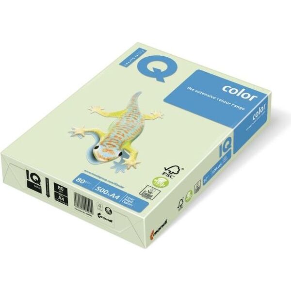IQ Color Papier ksero IQ Color A4 160g pistacjowy 250 arkuszy 4636588 9003974400631