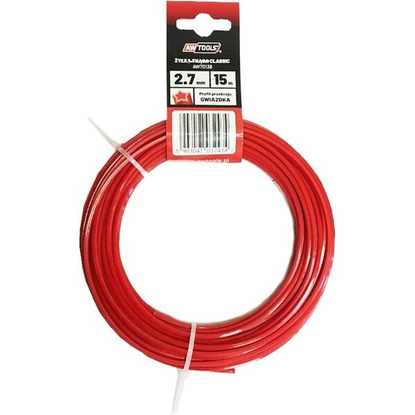 AWTools Żyłka tnąca Classic 2,7mm 15m okrągła (AW70124) 4685582 5903041032311