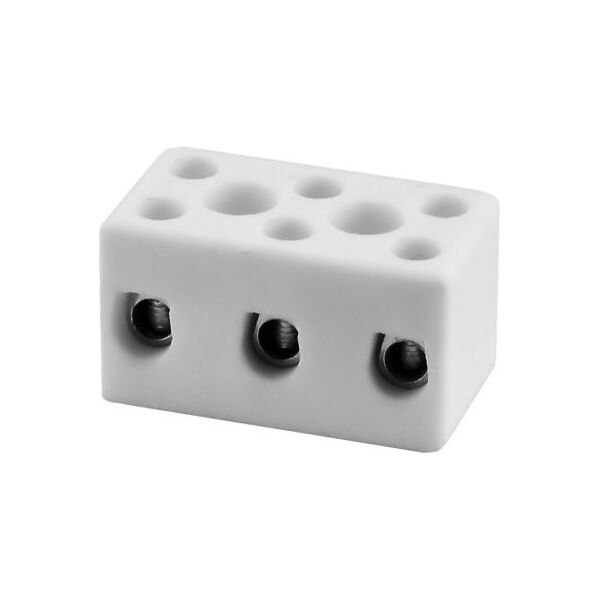 Simet Złączka gwintowa porcelanowa 10mm2 3-tory biała CPO-15A-3P (80723516) 4705392 5907813217517