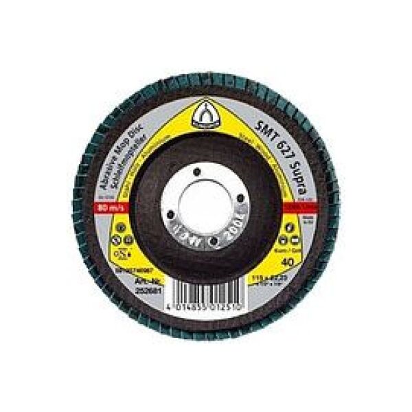 Klingspor Średnica listkowa wypukła SMT325 EXTRA 125mm gr. 40 (K321660) 4759649 4014855202874