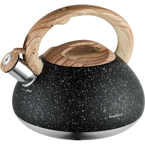 Klausberg CZAJNIK Z GWIZDKIEM 2,7L KLAUSBERG KB-7282 GRANIT WOOD 4902393 5902666612823