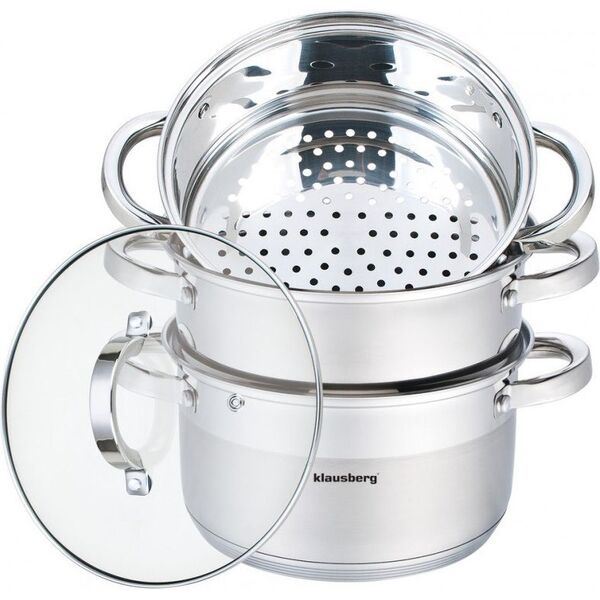 Klausberg Garnek do gotowania na parze 18cm (KB-7139) 4902410 5902666611390