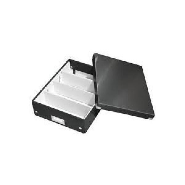 Leitz PUDŁO Z PRZEGRÓDKAMI CLICK&STORE ŚREDNIE CZARNE 4915431 4002432105199