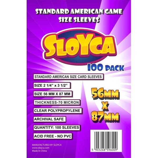 Baldar Koszulki Standard American 56x87mm (100szt) SLOYCA 5039837 5903268596009