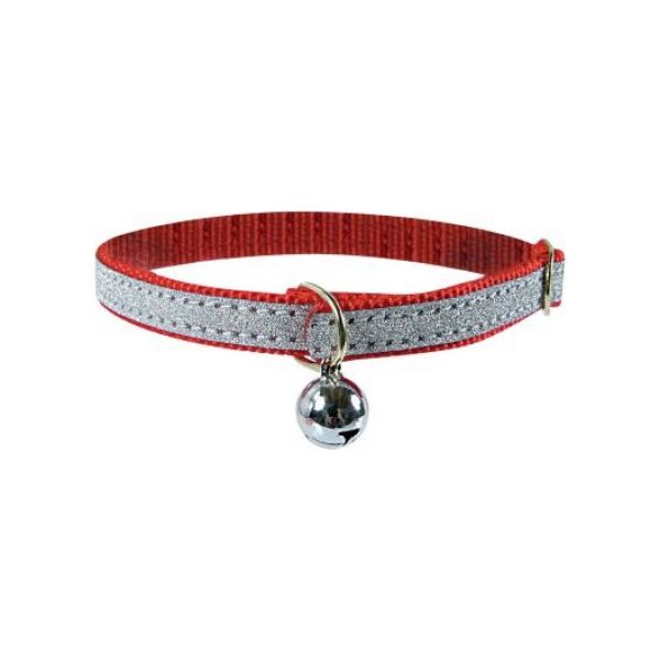 Zolux Obroża połyskująca czerwona 30cm 5645286 3336026702619