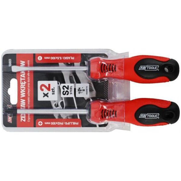 AWTools Zestaw wkrętaków S2 2szt. (AW36801) 5772619 1000001145006