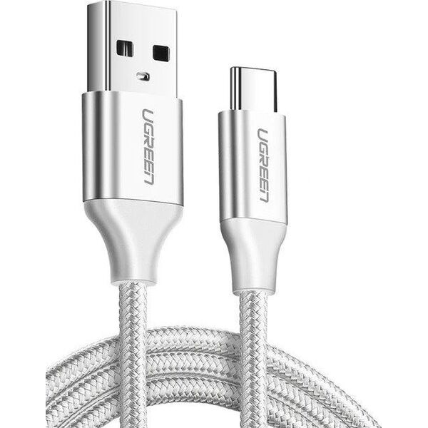 Kabel USB Ugreen USB-A - USB-C 1.5 m Biały (60132) 5857624 6957303861323