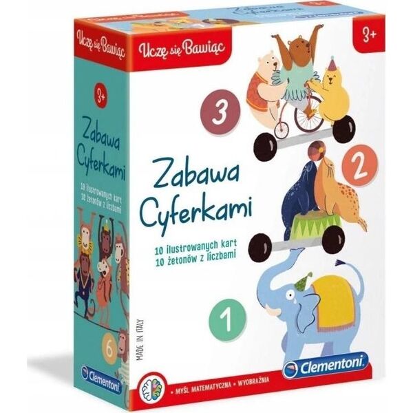 Clementoni Gra Zabawa cyferkami 5931478 8005125500901