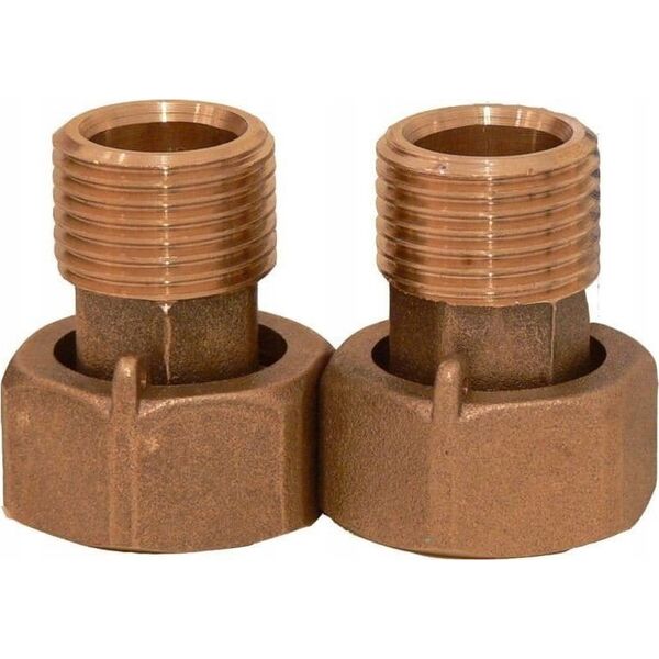 BMETERS Półśrubunki mosiężne do wodomierzy 6/4" kpl. 5935072 5907702862637