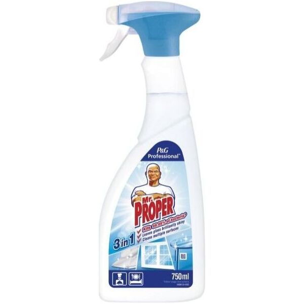 Mr. Proper 750ml Płyn Do Powierzchni Szklanych Dezynfekujący 5955988 5410076888467
