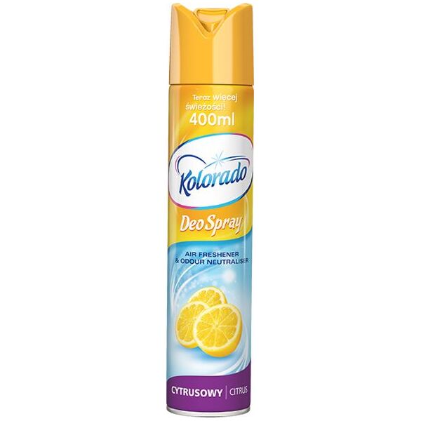 Kolorado Odświeżacz powietrza kolorado Deo Spray-Cytrusowy 400ml uniwersalny 6014568 5902506008205