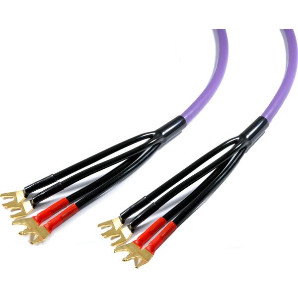 Kabel Melodika Widły - Widły 3m fioletowy 6030744 5907609005465