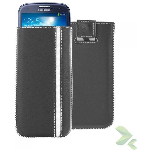 Valenta Valenta Pocket Stripe - Skórzane Etui Wsuwka Samsung Galaxy S4/s Iii, Htc One I Inne (czarny) 6042211 8718503416328