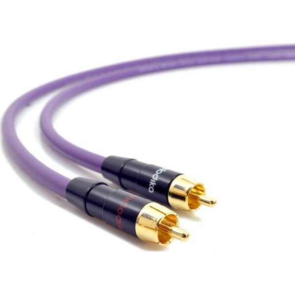 Kabel Melodika RCA (Cinch) x2 - RCA (Cinch) x2 5m fioletowy 6094260 5907609000132