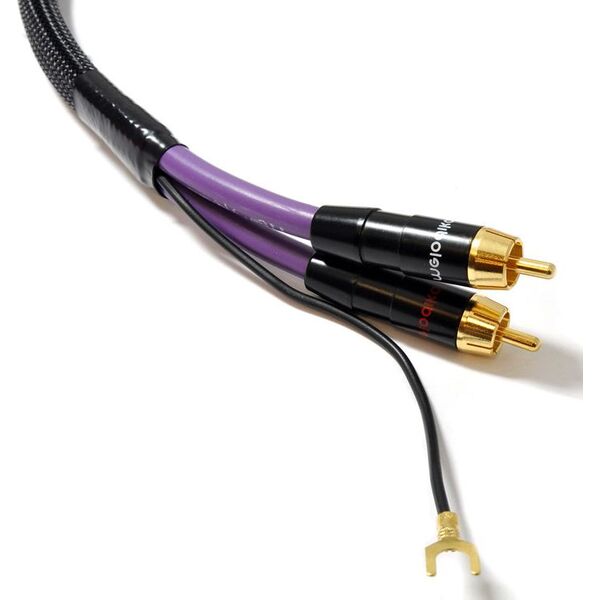 Kabel Melodika RCA (Cinch) x2 - RCA (Cinch) x2 1m fioletowy 6094353 5907609002105