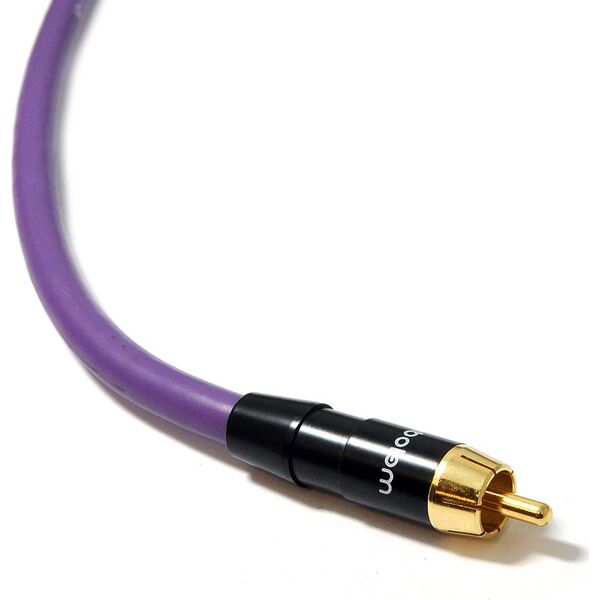 Kabel Melodika RCA (Cinch) - RCA (Cinch) 0.5m fioletowy 6094382 5907609002808