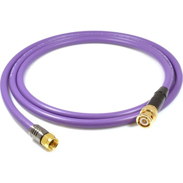 Kabel Melodika BNC - F 10m fioletowy 6094460 5907609006028