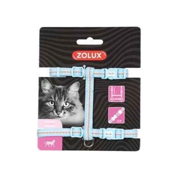 Zolux Szelki nylon regul. TEMPO kol. niebieski 6107012 3336026200337