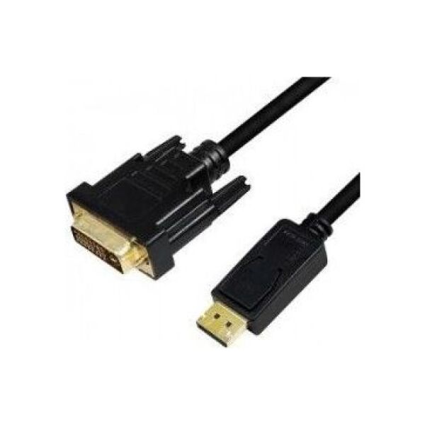 Kabel LogiLink DisplayPort - DVI-D 3m czarny (CV0132) 6287805 4052792052497
