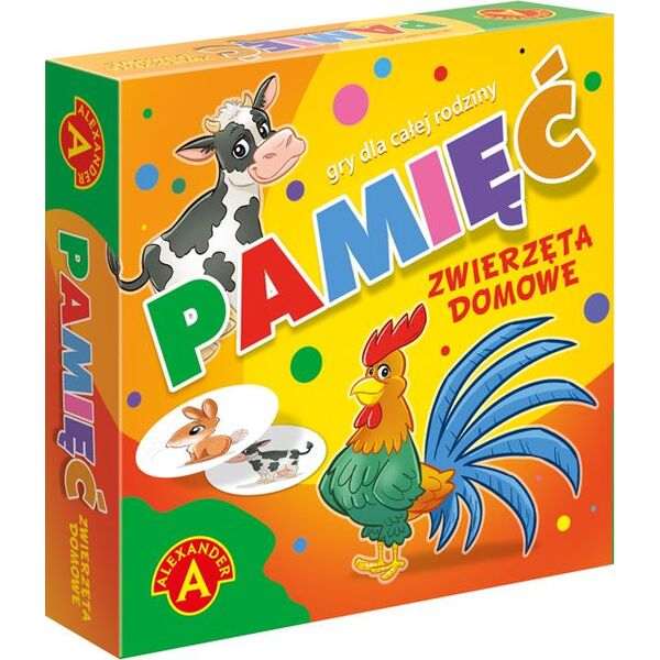 Alexander Pamięć zwierzęta domowe mała gra podróżna p18 6297799 5906018022322