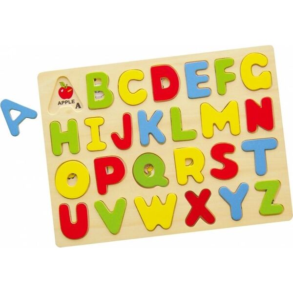 Viga Puzzle Edukacyjne Drewniana Układanka Alfabet Literki 6315141 6934510585433