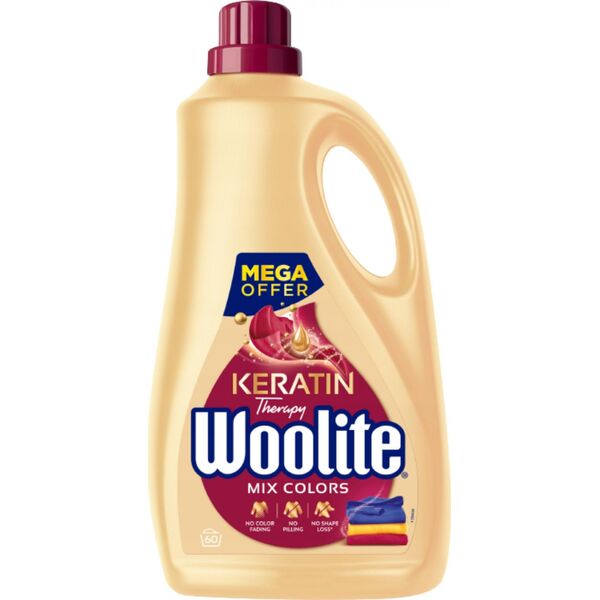 Woolite Mix Colors płyn do prania do koloru z keratyną 3,6l 6342843 5900627090512