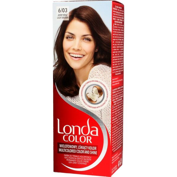 Londacolor Cream farba nr 6/03 jasny brąz 6343914 3614228816854