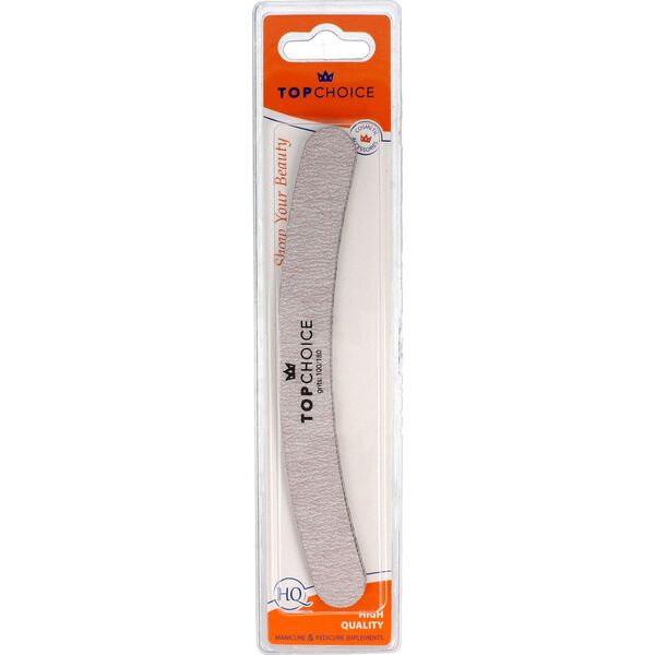 Top Choice Pilnik do paznokci 2-funkcyjny 100/180 banan 18cm 1szt 6350788 5905710077883