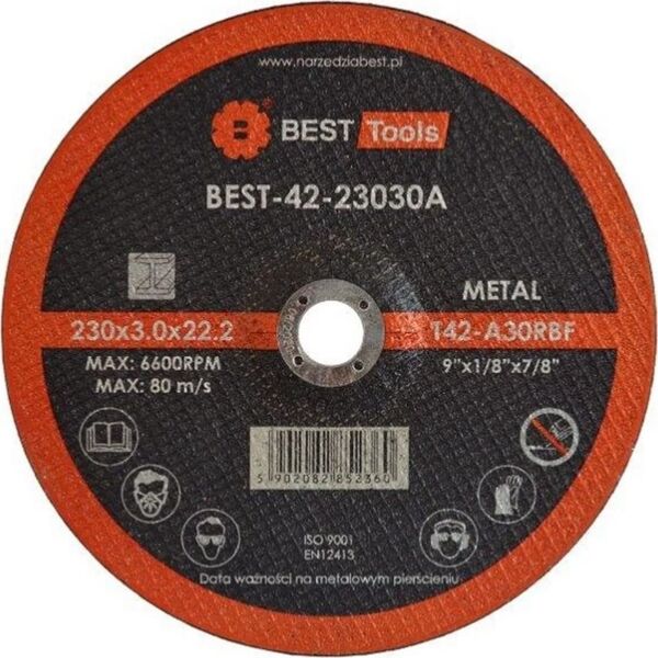 Best-Tools TARCZA FLEX 42 230x3,0x22,2 A30 RBF BEST TOOLS - BEST-42-23030A 6411206 2099070017122