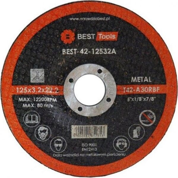 Best-Tools TARCZA FLEX 42 125x3,2x22,2 A30 RBF BEST TOOLS - BEST-42-12532A 6411207 2099070017115