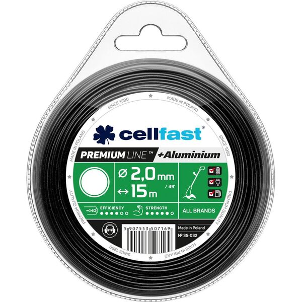 Cellfast żyłka tnąca premium 2,4mm/15m okrągła (35-033) 6411349 5907553507176