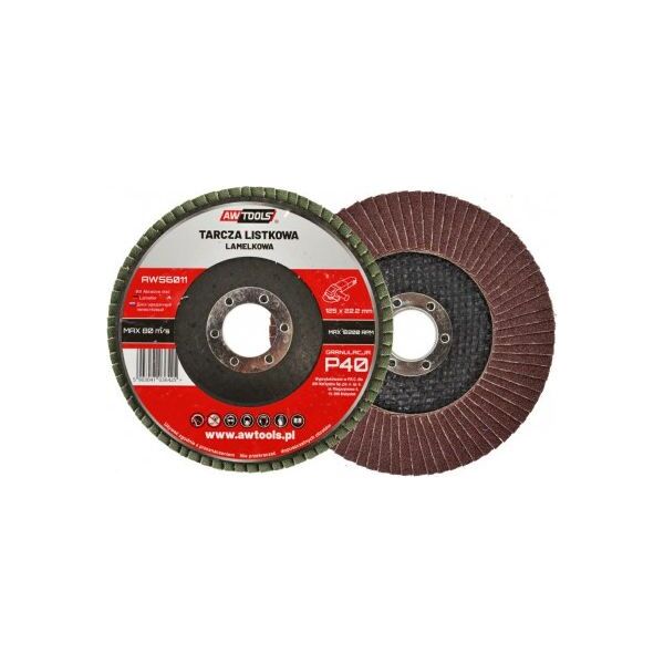 AWTools ściernica listkowa 125mm P100 (AW56014) 6417949 1000001477503