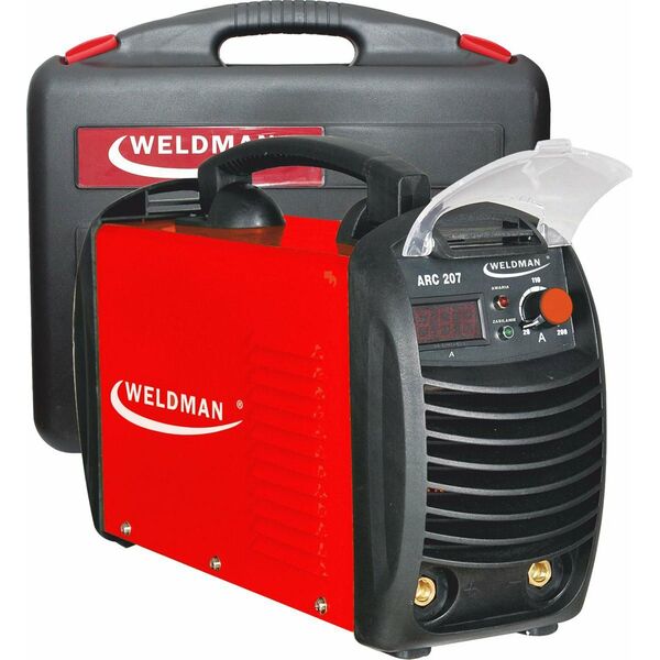 Weldman SPAWARKA INVERTER WELDMAN ARC-207 /WALIZKA Z TWORZYWA D103014 6419841 5902701750978