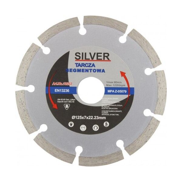 Silver TARCZA DIAMENTOWA SEGMENTOWA 230 x 22,2 x 7mm EX10204 6420857 5907589364842