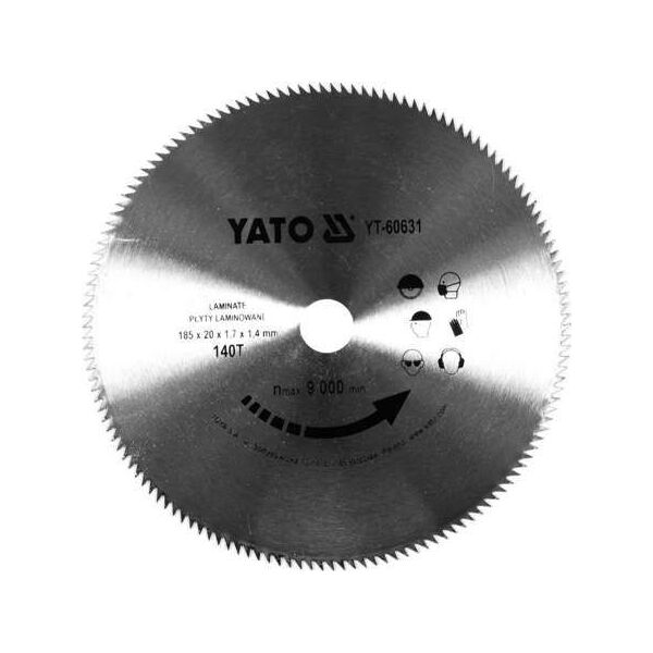 Yato tarcza do cięcia paneli 185x140x20 (YT-60631) 6420891 5906083044588