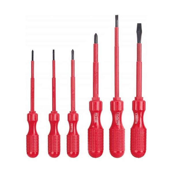 Drel wkrętaki elektrotechniczne 1000V komplet 6 sztuk (PW15) 6421254 5902143101895