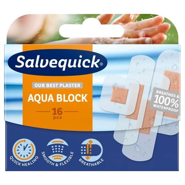 Cederroth Salvequick Aqua Block 1op. (16 szt.) 6425588 7310610014032