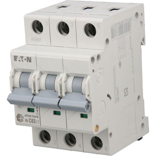 Eaton Wyłącznik nadprądowy 3P C 63A 6kA AC xPole Home HN-C63/3 194897 6458914 9010238063815