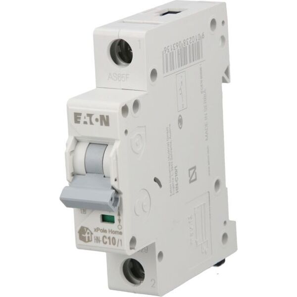 Eaton Wyłącznik nadprądowy 1P C 10A 6kA AC xPole Home HN-C10/1 194829 6458962 9010238063136