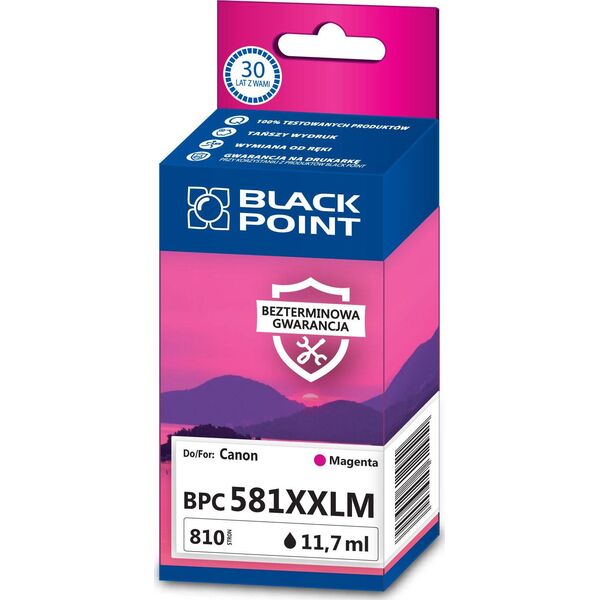 Tusz Black Point Tusz BPC581XXLM CLI-581MXXL Magenta 6461829 5907625628044