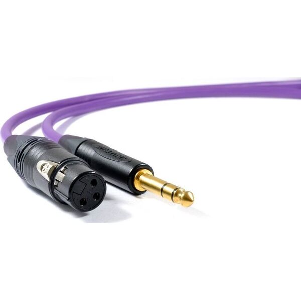 Kabel Melodika Jack 6.3mm - XLR 12m fioletowy 6466712 5907609005373