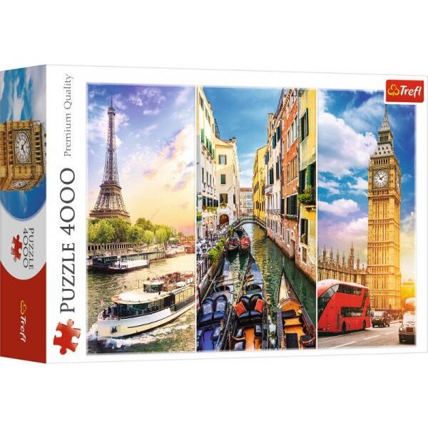 Trefl Puzzle 4000 elementów Wycieczka Po Europie 6495302 5900511450095